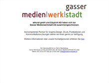 Tablet Screenshot of medienwerkstadt.ch